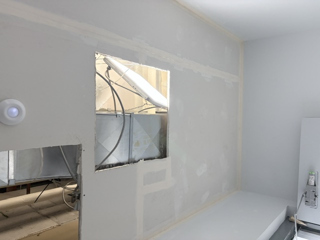 Commercial ceiling access work